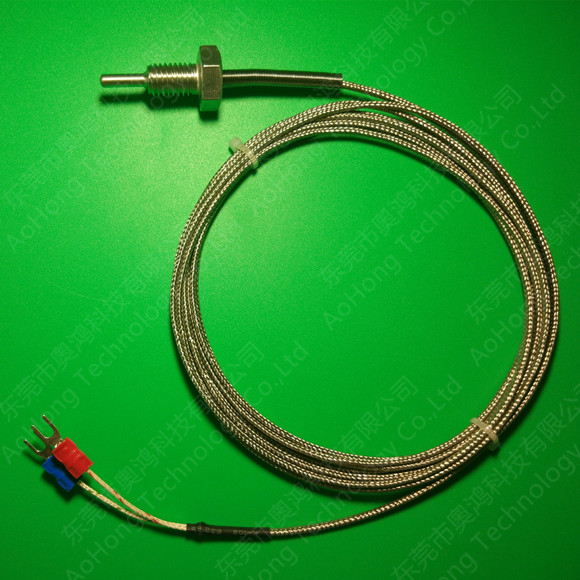 螺紋式K/J/T/B/S/E/R型熱電偶溫度傳感器